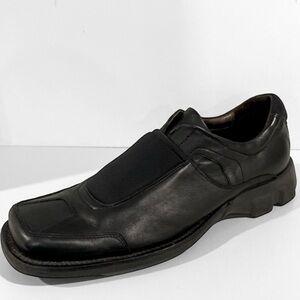 Kenneth Cole Black Leather Loafers Size 9
